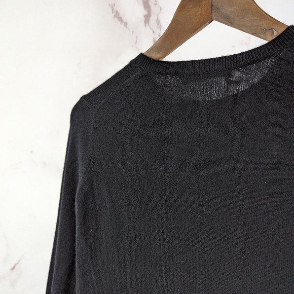 Everlane Sweater Womens XXS 2XS Black The Cashmere Crewneck Pullover Cla… - Picture 11 of 13